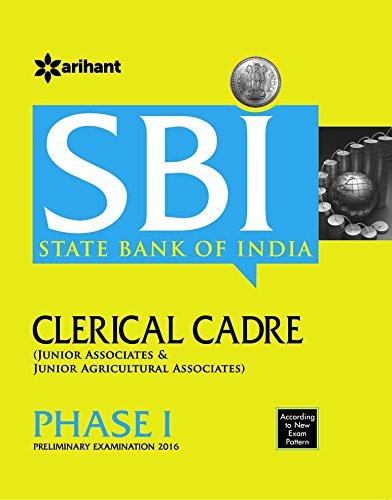 Arihant SBI State Bank of India CLECRICAL CRADE PHASE 1 PRELIMINARY Examination 